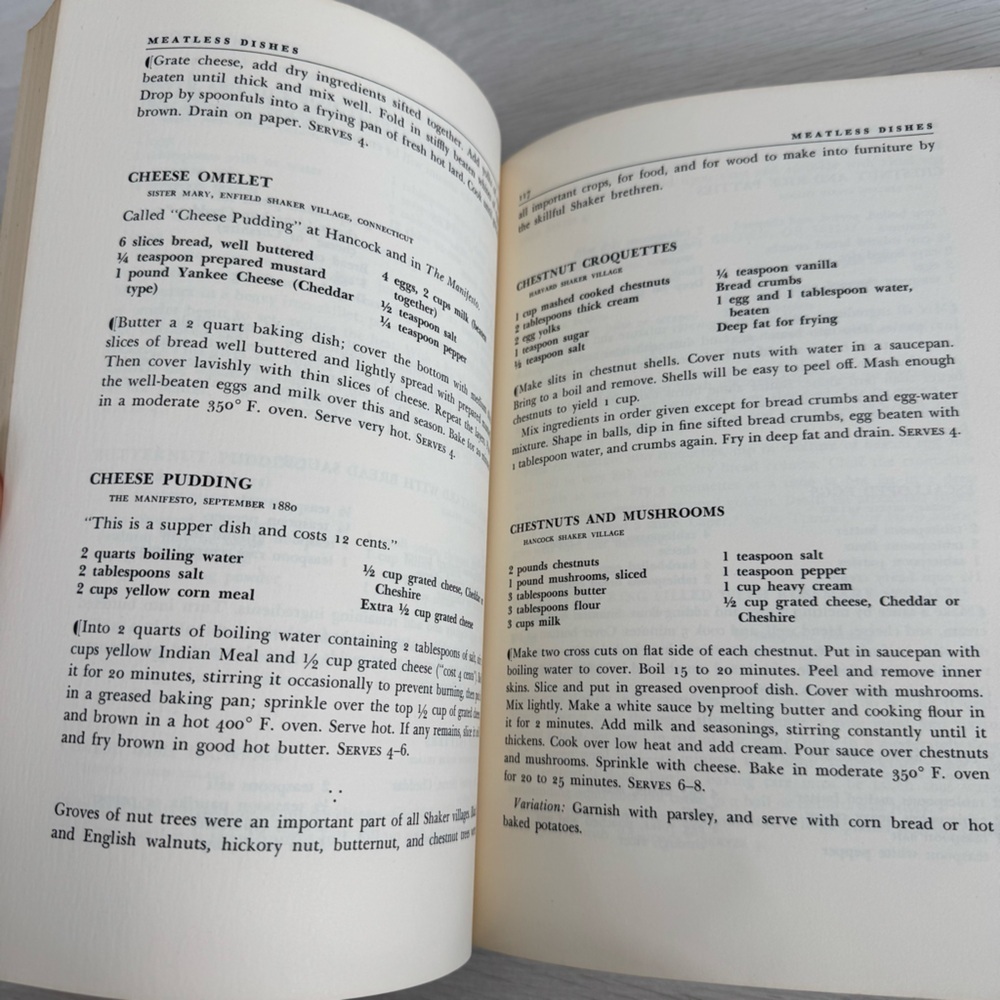 Vintage The Best of Shaker Cooking Cook Book 1970 Hardcover - Picture 8 of 9